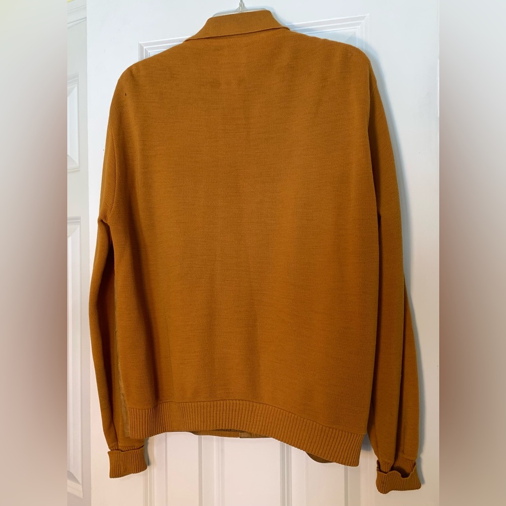 Vintage Grunge Andy Williams Puritan Wool Suede Sweater Hipster Cardigan - Picture 10 of 15